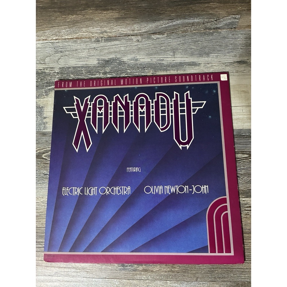 MCA Records Xanadu Soundtrack LP Vinyl 1980 12" ELO Olivia Newton-John MCA-6100
